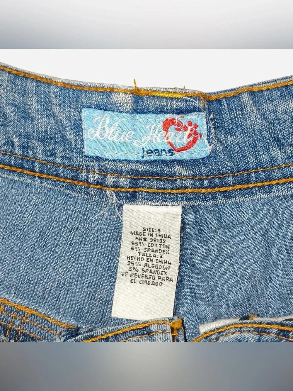 Blue Heart Jeans denim shorts